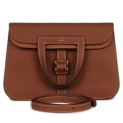 HERMÈS HALZAN 31 GOLD CLEMENCE GOLD HARDWARE