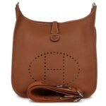 HERMÈS EVELYNE III PM GOLD CLEMENCE PALLADIUM HARDWARE
