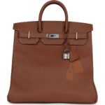 HERMÈS COUP DE SOLEIL BIRKIN HAC 40 GOLD TOGO PALLADIUM HARDWARE