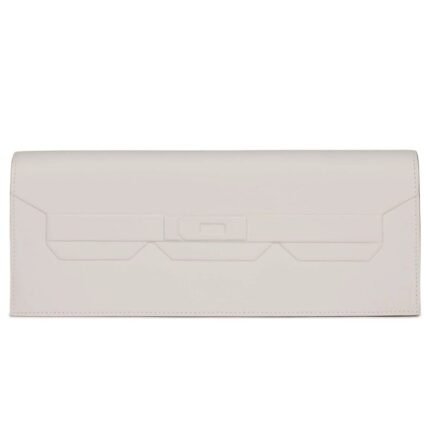 HERMÈS SHADOW KELLY CUT GRIS PALE SWIFT