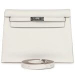 HERMÈS KELLY DANSE GRIS PALE SWIFT PALLADIUM HARDWARE