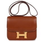 HERMÈS CONSTANCE 18 FAUVE BARENIA GOLD HARDWARE