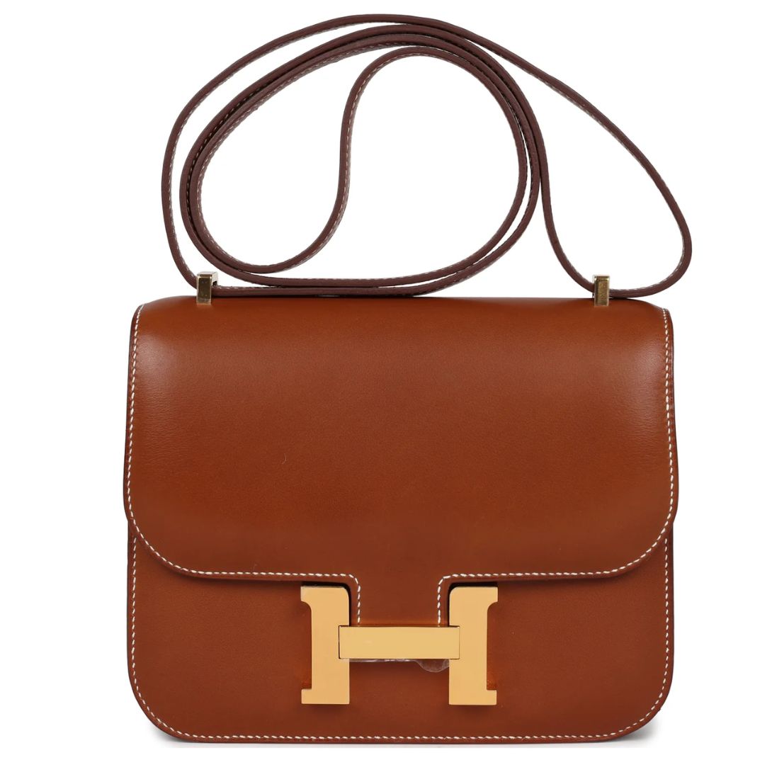 1 HERMÈS KELLY SELLIER 25 FAUVE BARENIA PALLADIUM HARDWARE