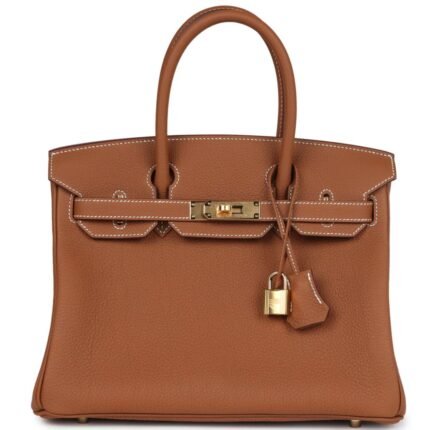 HERMÈS BIRKIN 30 GOLD TOGO GOLD HARDWARE