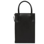 HERMÈS CADENA LOCK BAG BLACK TADELAKT PALLADIUM HARDWARE