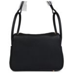 HERMÈS LINDY 26 BLACK CLEMENCE GOLD HARDWARE