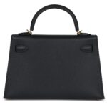 HERMÈS KELLY SELLIER 20 BLACK EPSOM GOLD HARDWARE