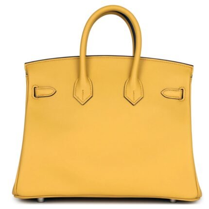 HERMÈS BIRKIN 25 SUN SWIFT PALLADIUM HARDWARE