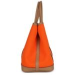 HERMÈS GARDEN PARTY 30 ORANGE MINIUM TOILE AND BISCUIT NEGONDA PALLADIUM HARDWARE