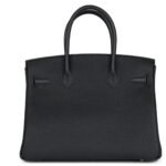 HERMÈS BIRKIN 30 BLACK TOGO GOLD HARDWARE