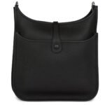 HERMÈS EVELYNE III PM BLACK CLEMENCE PALLADIUM HARDWARE