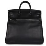 HERMÈS BIRKIN 40 HAC ROCK BLACK EVERGRAIN PALLADIUM HARDWARE