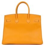 PRE-OWNED HERMÈS BIRKIN 35 JAUNE D'OR CANDY EPSOM PERMABRASS HARDWARE