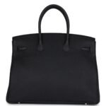 HERMÈS BIRKIN 35 BLACK TOGO PALLADIUM HARDWARE