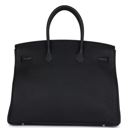 HERMÈS BIRKIN 35 BLACK TOGO PALLADIUM HARDWARE