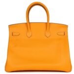 PRE-OWNED HERMÈS BIRKIN 35 JAUNE D'OR CANDY EPSOM PERMABRASS HARDWARE
