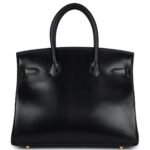 HERMÈS BIRKIN 30 BLACK BOX GOLD HARDWARE