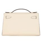 HERMÈS KELLY POCHETTE NATA SWIFT GOLD HARDWARE