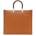 FENDI SUNSHINE MEDIUM BROWN CALFSKIN BAG