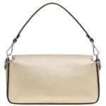 FENDI BAGUETTE CHAMPAGNE-COLORED SELLERIA BAG WITH 612 HAND-SEWN TOPSTITCHES
