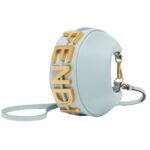 FENDI FENDIGRAPHY MINI LIGHT BLUE LEATHER MINI BAG