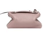 FENDI BY THE WAY SELLERIA MEDIUM MAUVE PINK SELLERIA BAG WITH 192 HAND-SEWN TOPSTITCHES