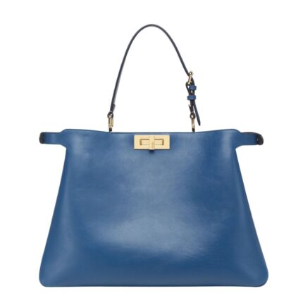 FENDI PEEKABOO SOFT LARGE LEATHER BAG