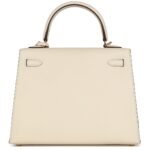 PRE-OWNED HERMÈS KELLY SELLIER 25 NATA EPSOM GOLD HARDWARE
