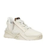FENDI FLOW LEATHER LOW-TOPS