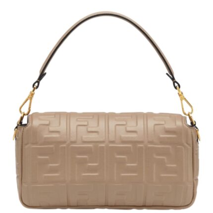 FENDI BAGUETTE NAPPA LEATHER BAG
