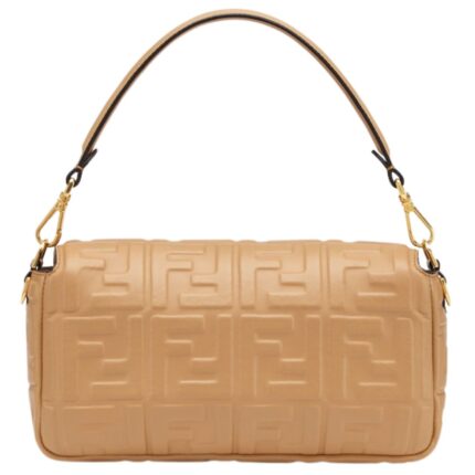 FENDI BAGUETTE NAPPA LEATHER BAG