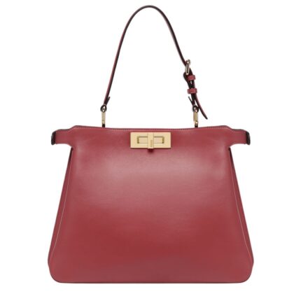 FENDI PEEKABOO SOFT MEDIUM LEATHER BAG