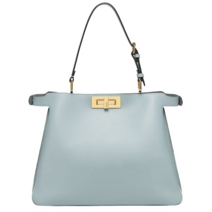 FENDI PEEKABOO SOFT MEDIUM LEATHER BAG
