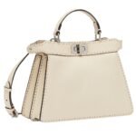 FENDI PEEKABOO ISEEU SMALL SELLERIA BAG WITH 556 HAND-SEWN TOPSTITCHES