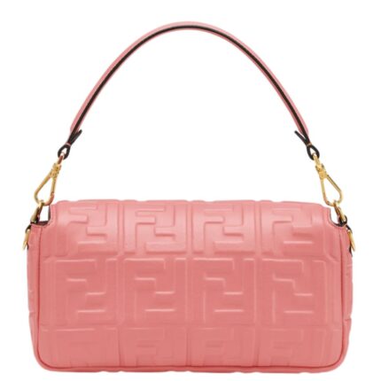 FENDI BAGUETTE NAPPA LEATHER BAG