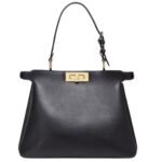 FENDI PEEKABOO SOFT MEDIUM LEATHER BAG
