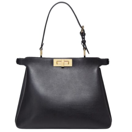 FENDI PEEKABOO SOFT MEDIUM LEATHER BAG