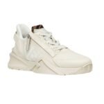 FENDI FLOW LEATHER LOW-TOPS