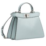 FENDI PEEKABOO ISEEU SMALL SELLERIA BAG WITH 556 HAND-SEWN TOPSTITCHES