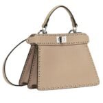 FENDI PEEKABOO ISEEU PETITE SELLERIA BAG WITH 306 HAND-SEWN TOPSTITCHES