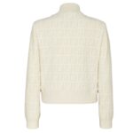 FENDI BOMBER JACKET WHITE MINK BOMBER