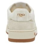 FENDI MATCH CANVAS LOW-TOPS SUEDE