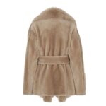 FENDI COAT BEIGE SHEEPSKIN COAT