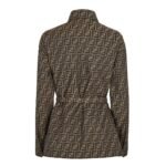 FENDI JACKET BROWN CANVAS GO-TO JACKET