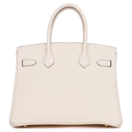 HERMÈS BIRKIN 30 NATA CLEMENCE GOLD HARDWARE