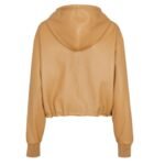 FENDI BLOUSON BEIGE LEATHER JACKET