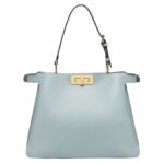 FENDI PEEKABOO SOFT MEDIUM LEATHER BAG