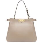 FENDI PEEKABOO SOFT MEDIUM LEATHER BAG