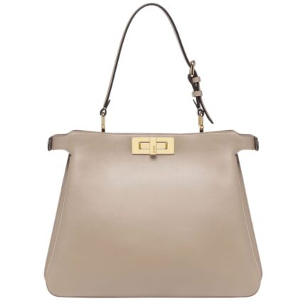 FENDI PEEKABOO SOFT MEDIUM LEATHER BAG