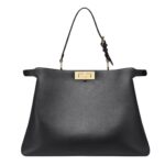 FENDI PEEKABOO SOFT MEDIUM LEATHER BAG